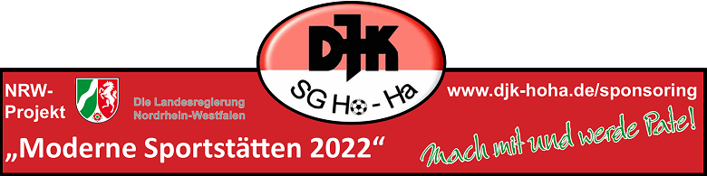 Ausschnitt Werbetafel Projekt Moderne Sportstätten 2022